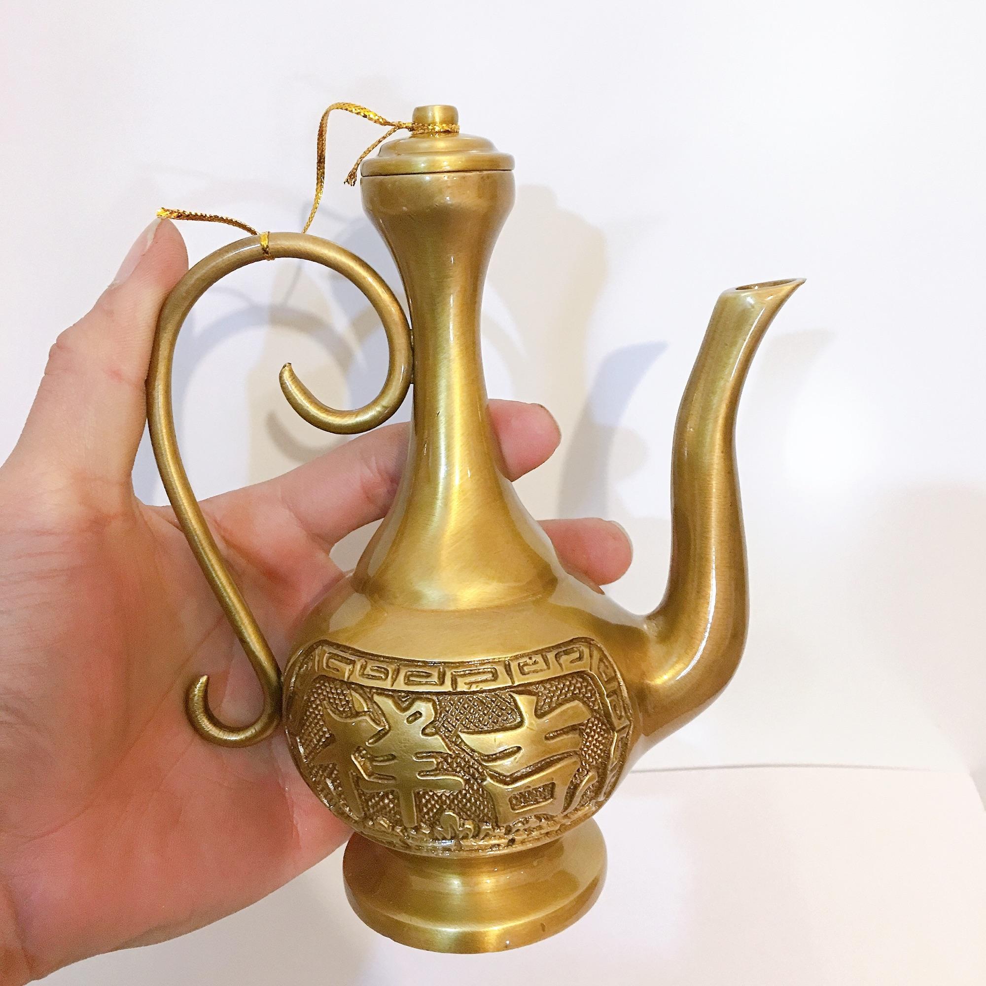 Ấm đồng thờ cúng tâm linh cỡ to