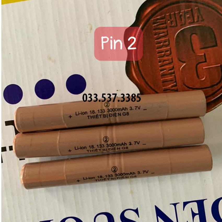 Pin dự phòng, pin sạc 3.7 v 2000 ~ 3000mah dòng xả 10a