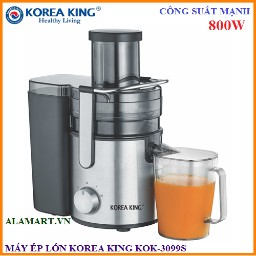 MÁY ÉP TRÁI CÂY KOREA KING PJ-800BS ( 800W- MIỆNG ÉP LỚN)