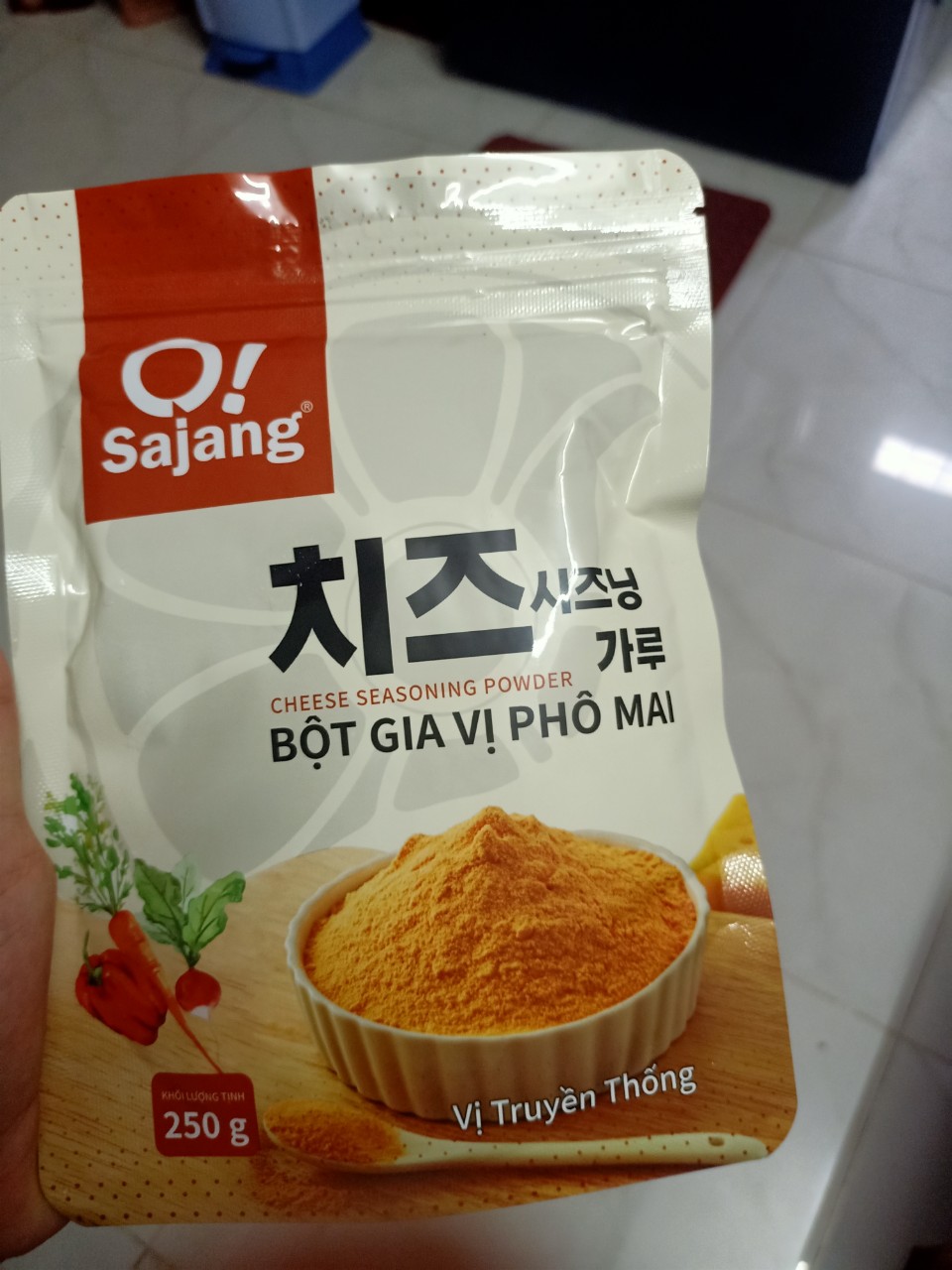 Bột phô mai hàn quốc 250g