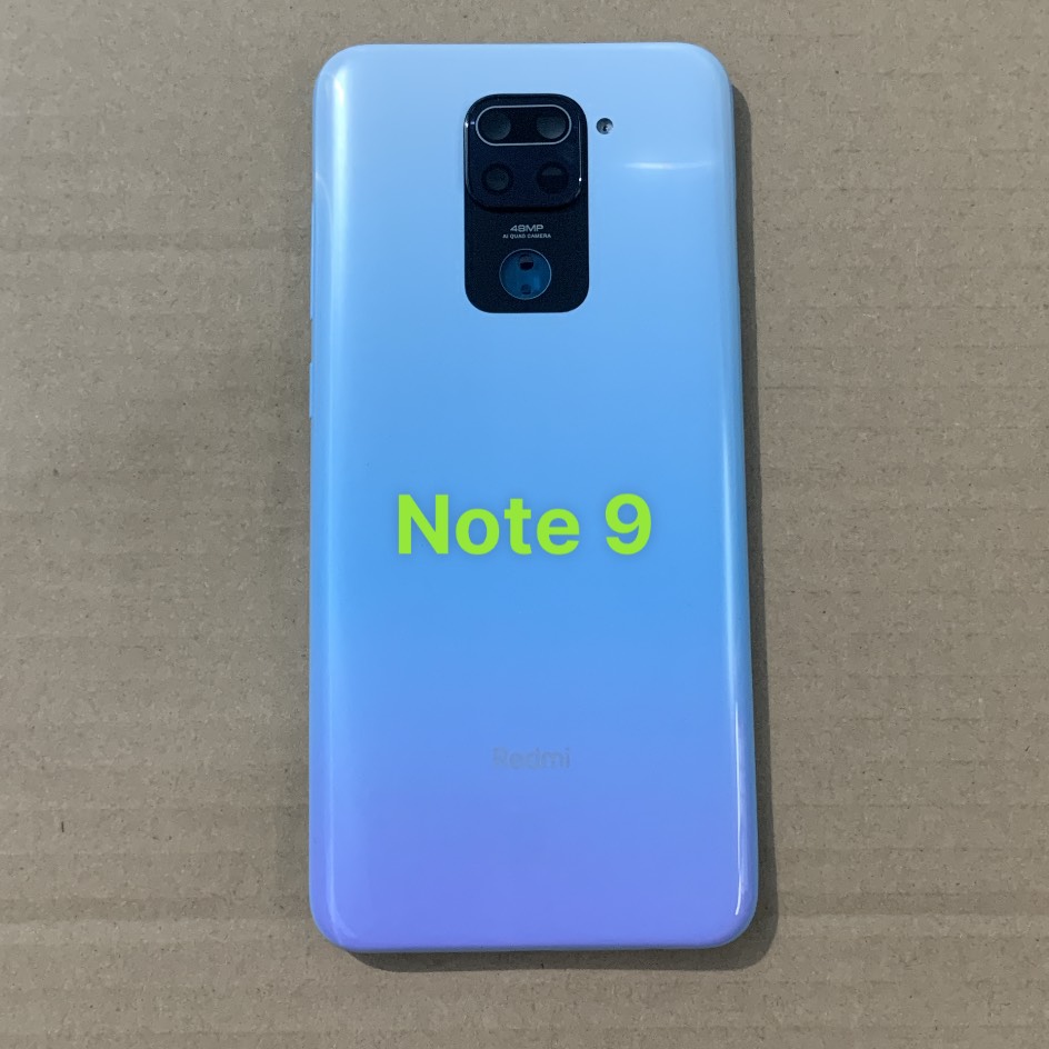 Bộ vỏ Xiaomi Redmi Note 9 zin (có kèm cụm kính camera,nút bấm)