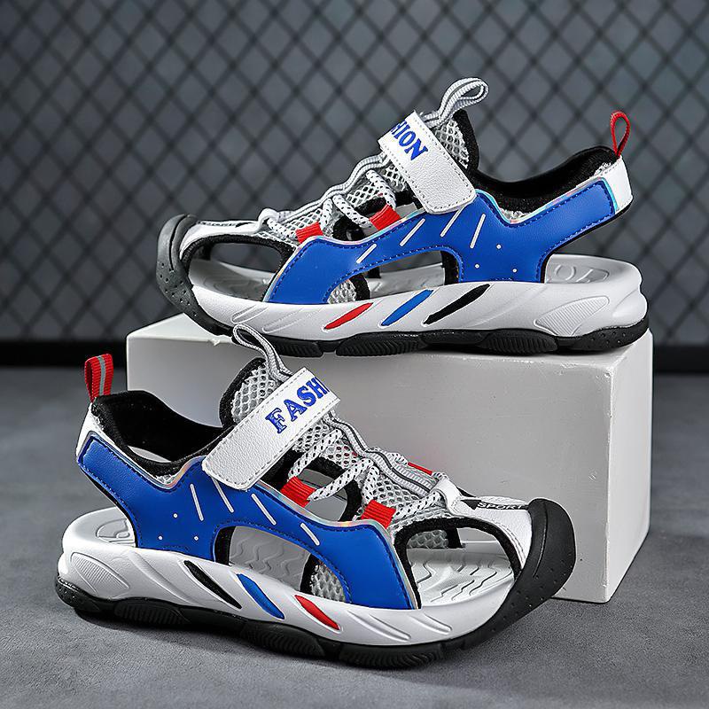 Sandal bít mũi fashion cho bé trai, mẫu mới 2022 - hàng quảng châu cao cấp