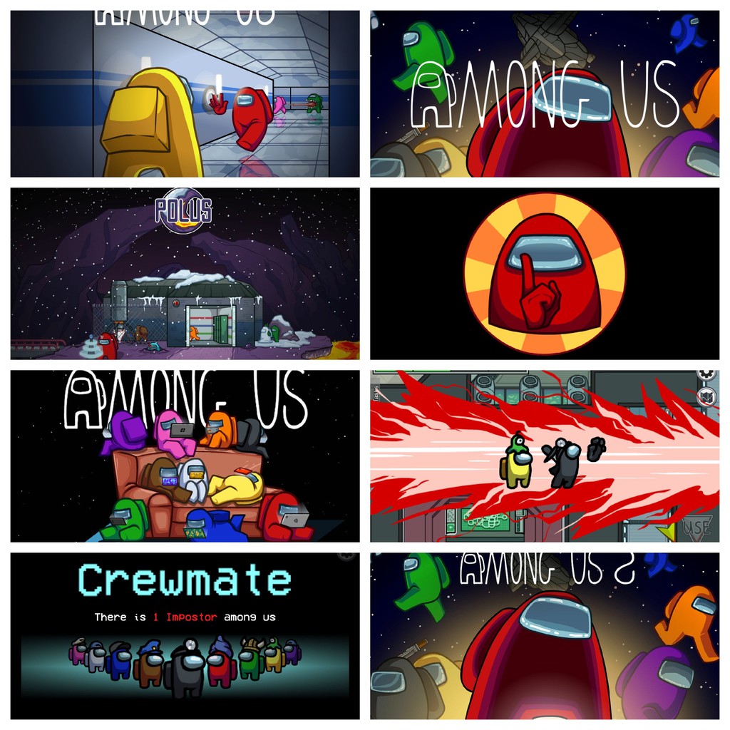 Poster Among Us anime tranh treo album ảnh in hình đẹp