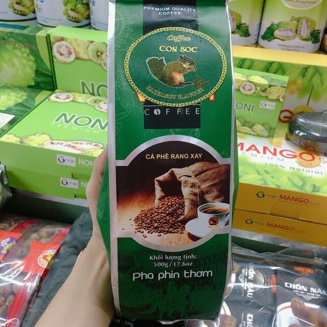 [ HÀNG BÁN CHẠY ] CÀ PHÊ CON SÓC - CÀ PHÊ  VOI VOI ( XANH LÁ ) GÓI 500g