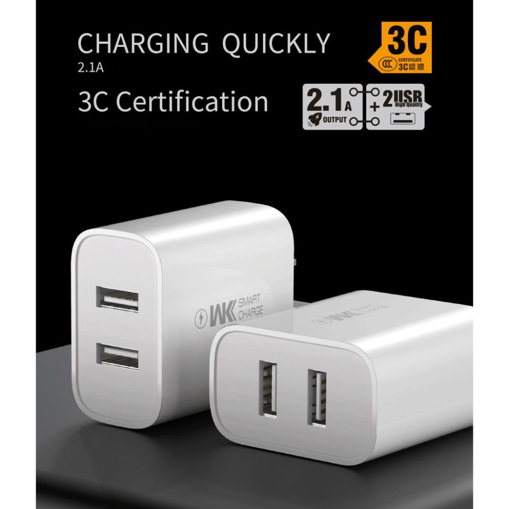 Cóc Sạc Nhanh Wekome Wp-U125 4 Cổng Usb