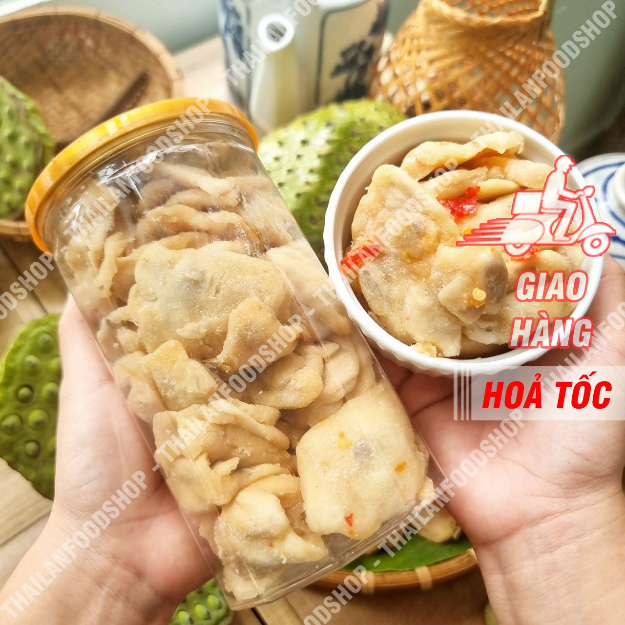 Mãng Cầu Sấy Muối Ớt Lon 500Gram