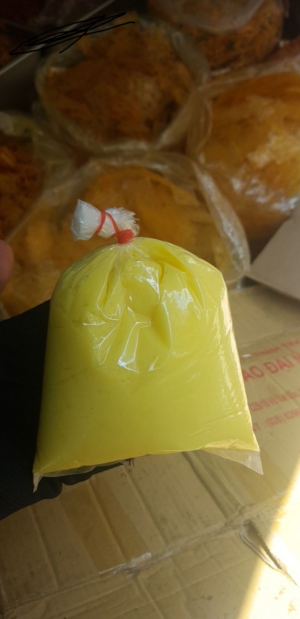 1kg bơ vàng ăn kèm bánh tráng
