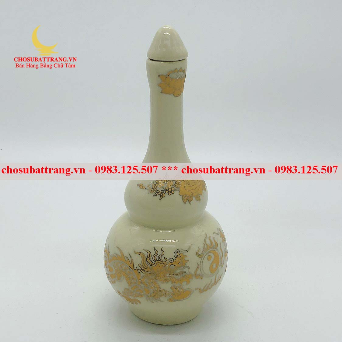 Nậm thờ men vàng kim