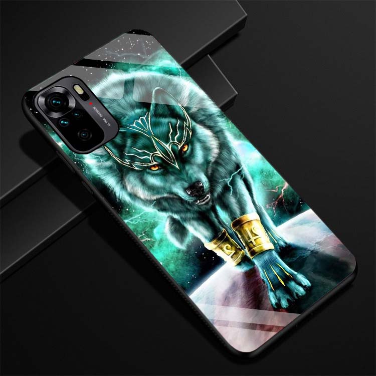 Ốp Xiaomi Redmi Note 10, Note 10s, Note 10 Pro, Note 10 5G Lưng kính cường lực Sáng Bóng