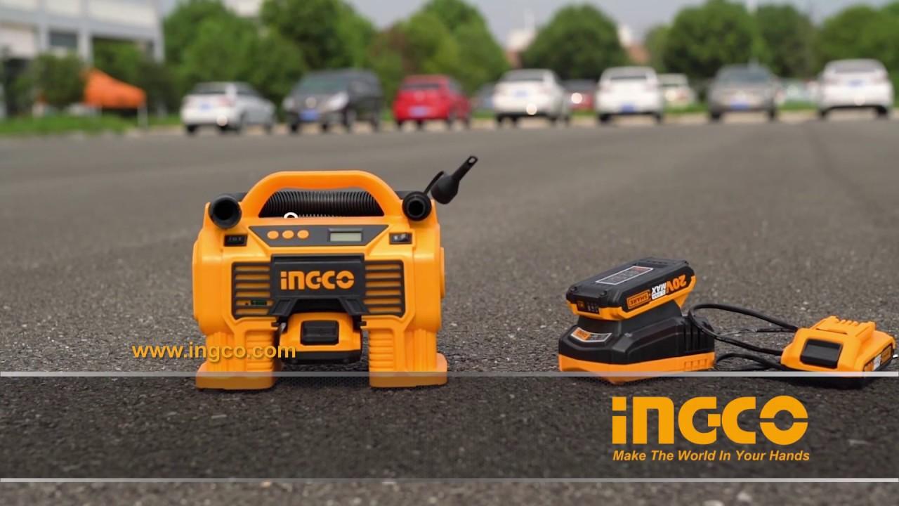 20V Máy bơm hơi lốp xe dùng pin INGCO CACLI2002 (không pin và sạc)