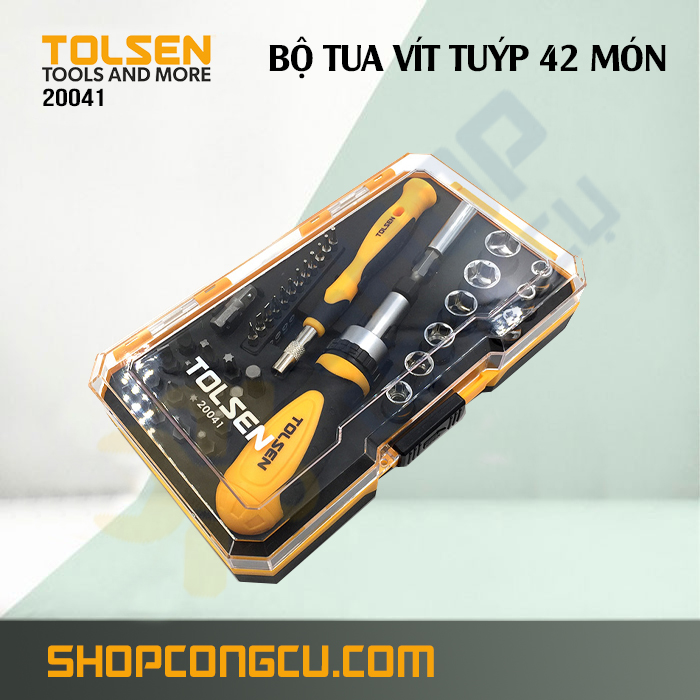 Bộ tua vít tuýp 42 món Tolsen 20041