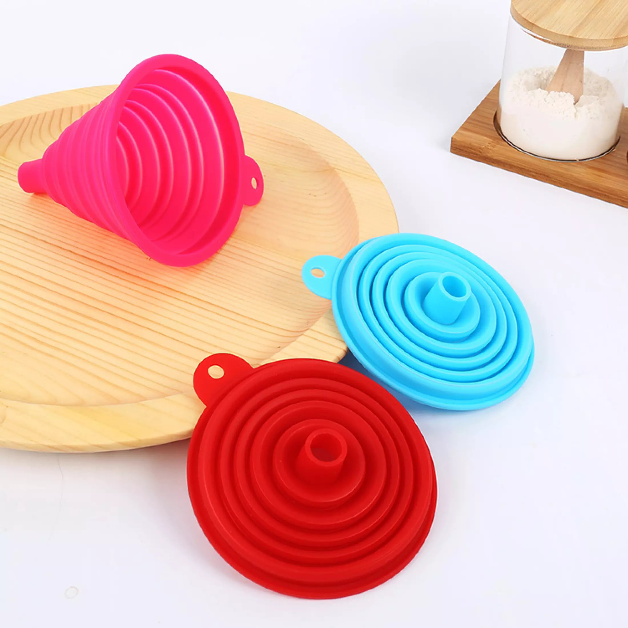 [HCM]Phễu Silicon Đa Năng Gấp Gọn Chịu Nhiệt Tốt