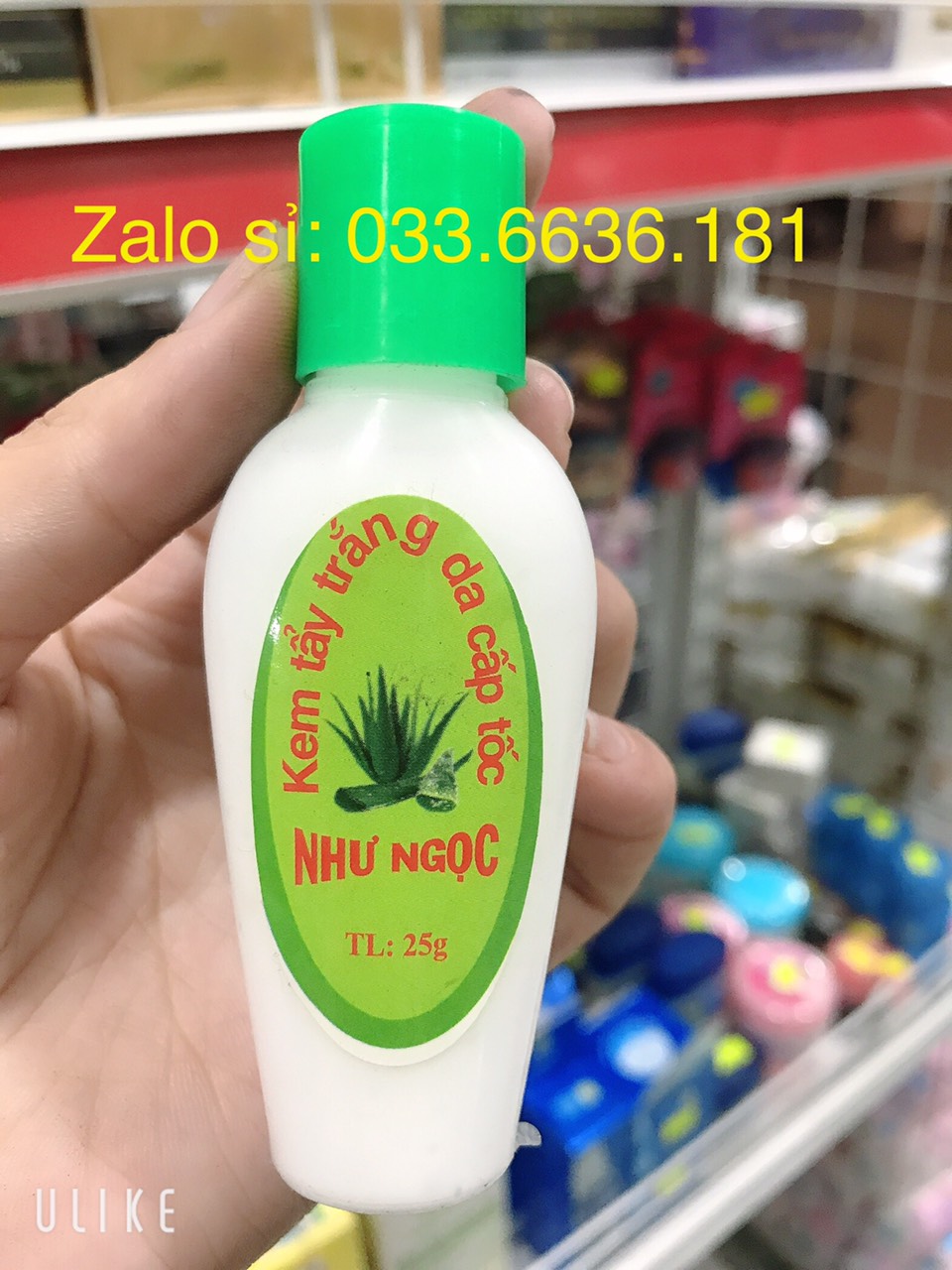 Lẻ 1 chai kem tẩy trắng da cấp tốc như ngọc 25g
