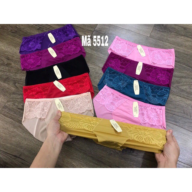Quần Lót Su Trơn Phối Ren - QL 5512