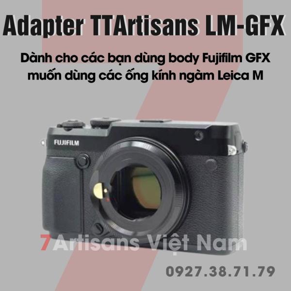 [CÓ SẴN] Ngàm chuyển Adapter cho Leica M qua Fujifilm GFX - Chính hãng TTArtisan - TTArtisan LM - GFX