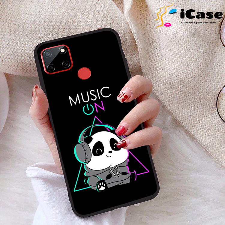 Ốp lưng Realme C12 viền dẻo TPU BST Panda