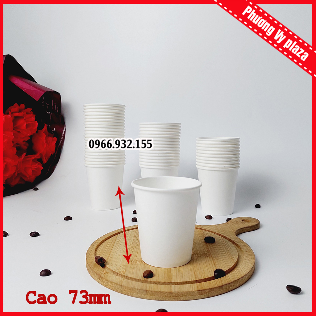 1000 chiếc cốc giấy 150ml - 5oz ly giấy dùng 1 lần