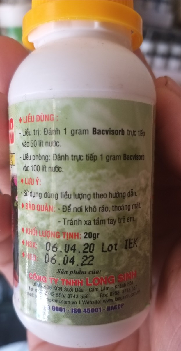 BACVISORB - phòng cho cá cảnh bị virut, vi khuẩn