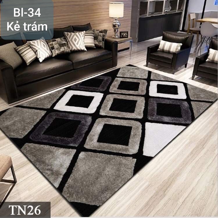 Thảm trải sàn mẫu kẻ 2x3m 160520