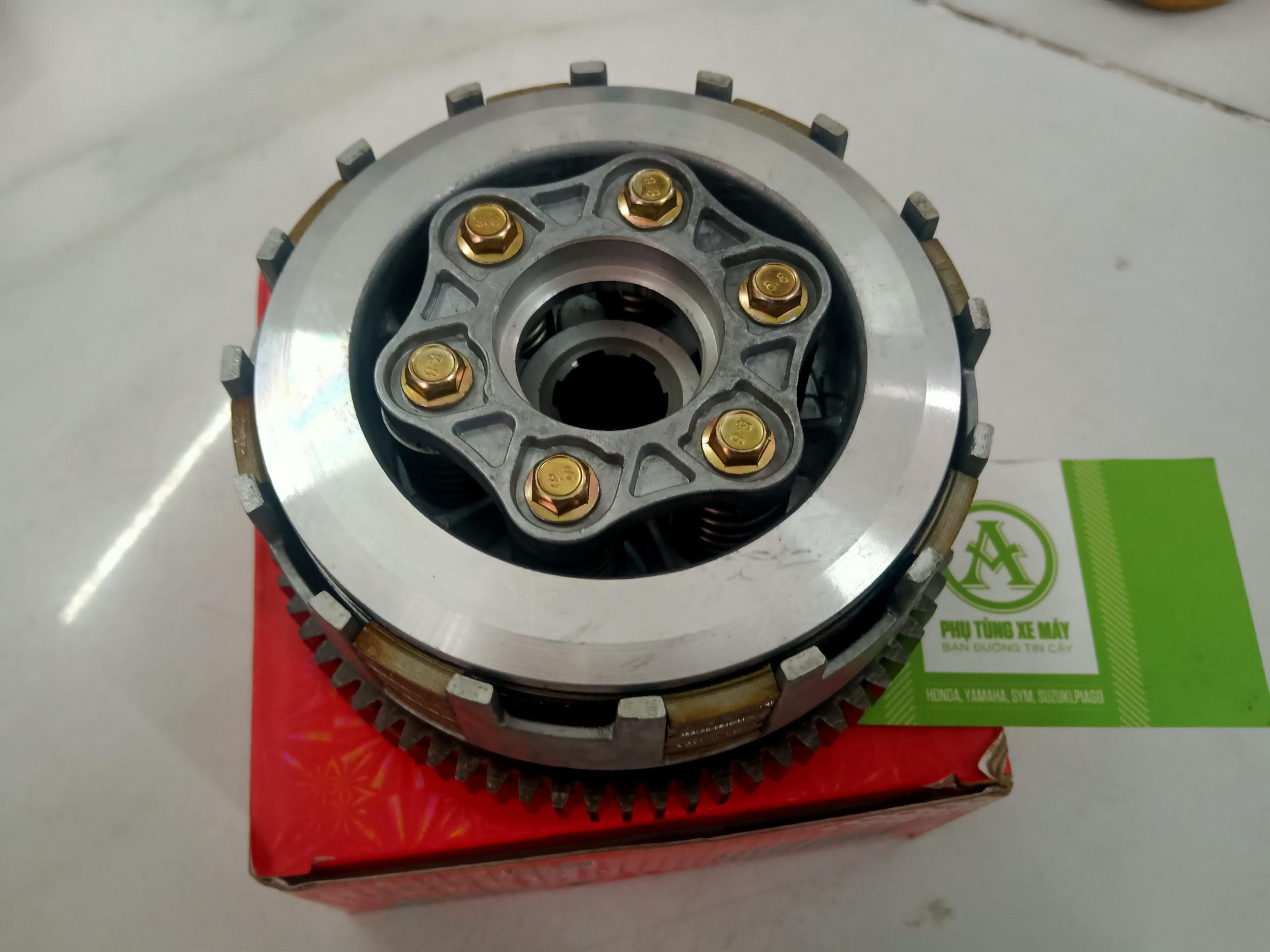 Bộ nồi 6 lá xe ba bánh lá 12cm