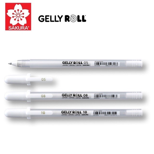 GEL TRẮNG SAKURA ROLL(ĐỦ CỠ 05/0.8/1.0)