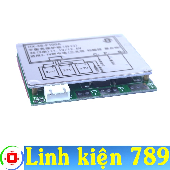 Mạch điều khiển sạc ắc quy 12v 3s 3.7v 100a v3
