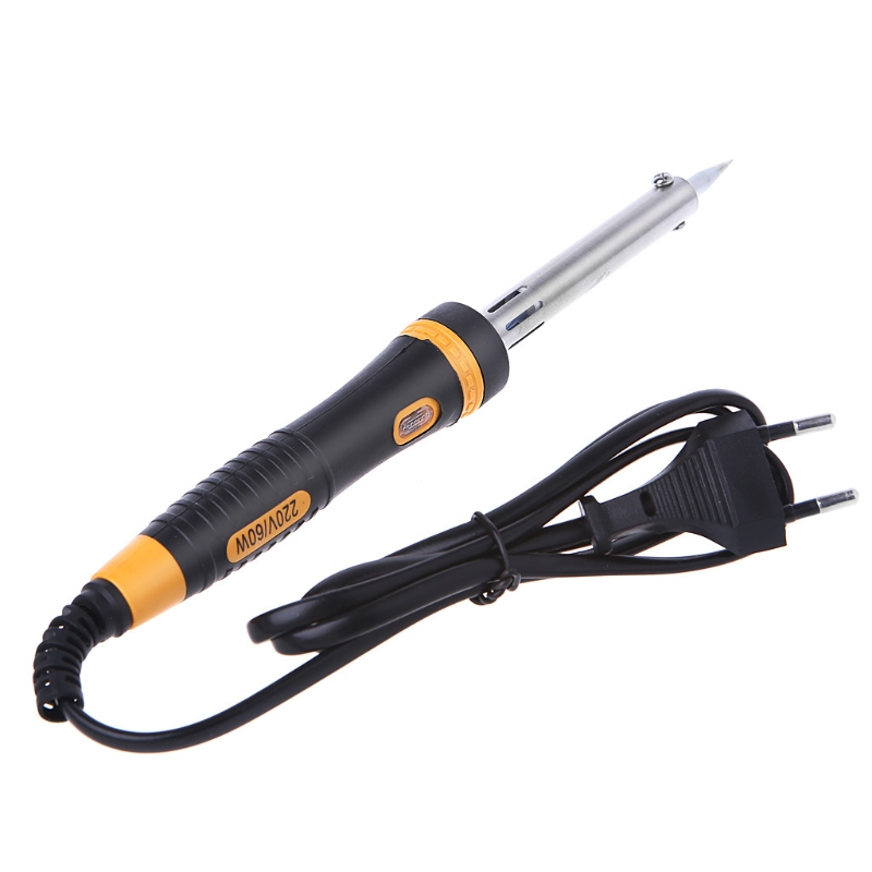 [HCM] Bộ 6 Mỏ hàn cao cấp  60W  ( VÀNG XỊN) chất lượng tốt ( mỏ hàn , gác , hút chì , ,nhựa thông ,bọt biển ,chì )