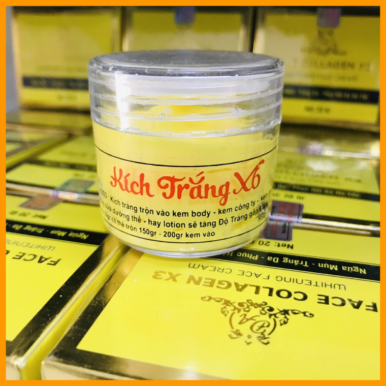 Kem kích trắng X6 - Hương nước hoa 30gr