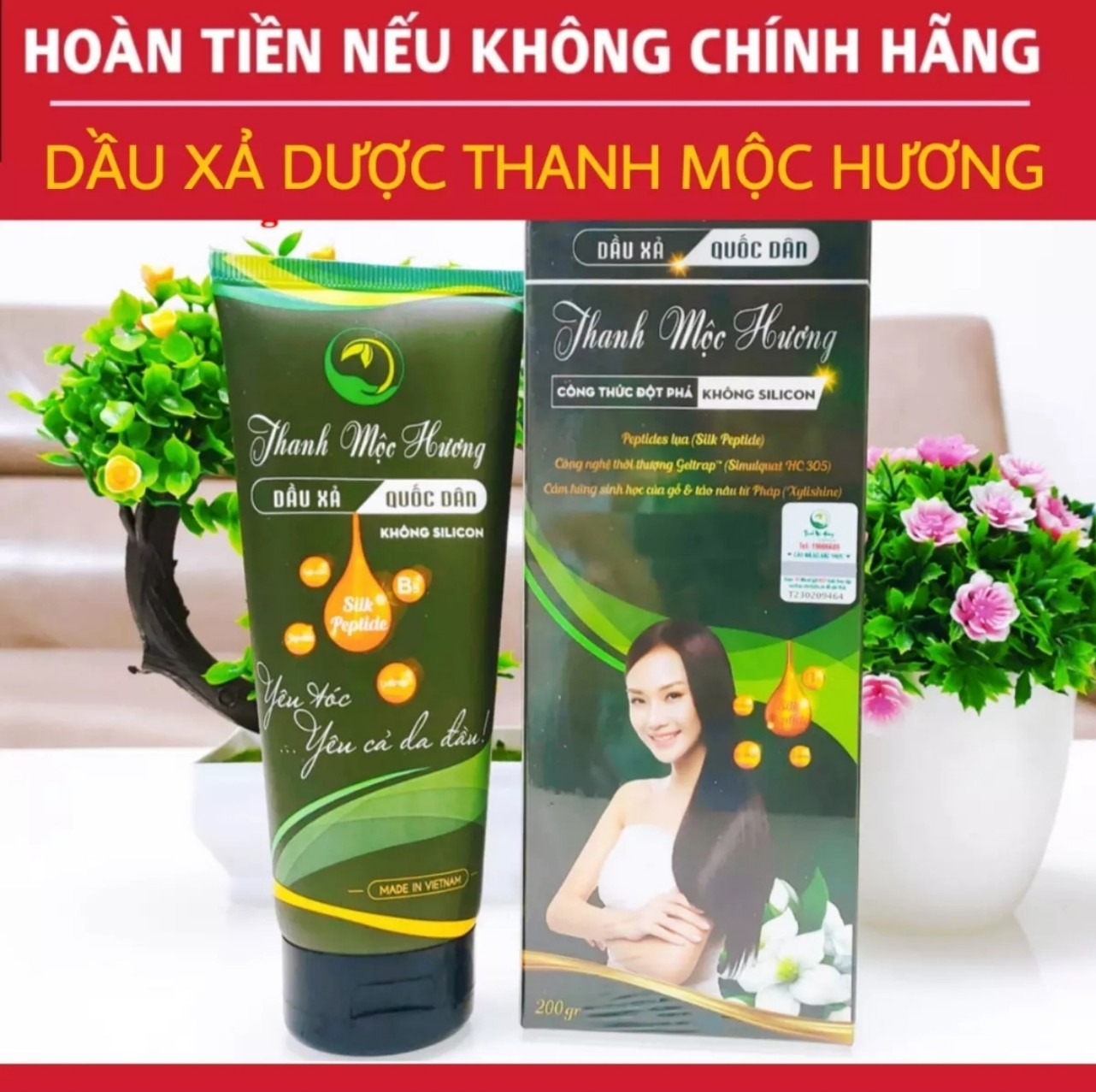 (nhận sỉ SL) DẦU XẢ THANH MOC HƯƠNG 200g