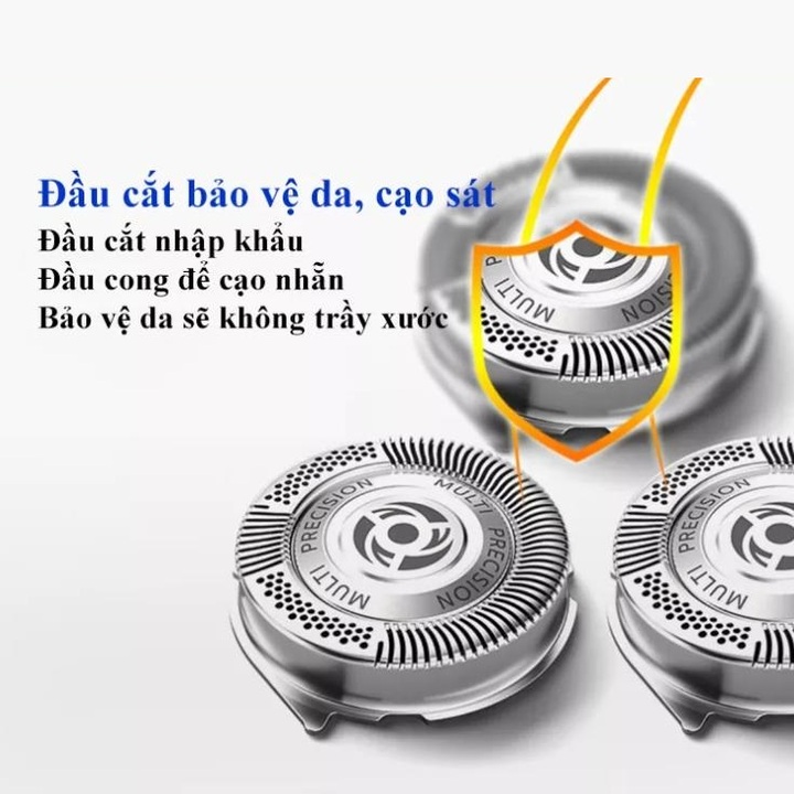 Máy cạo râu khô và ướt 5D Pivot thương hiệu Hà Lan cao cấp Philips S4303 Series 4000 - Bảo Hành 2 Năm