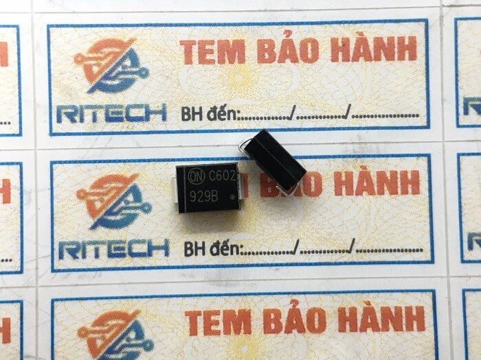 Combo 15 chiếc 1smb5929b kí hiệu 929b diode zenner smd 15v 3w do-214aa
