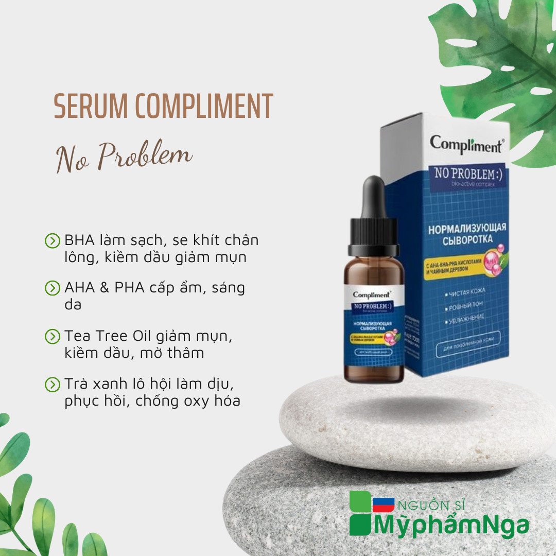 Serum Compliment No Problem cho da mụn