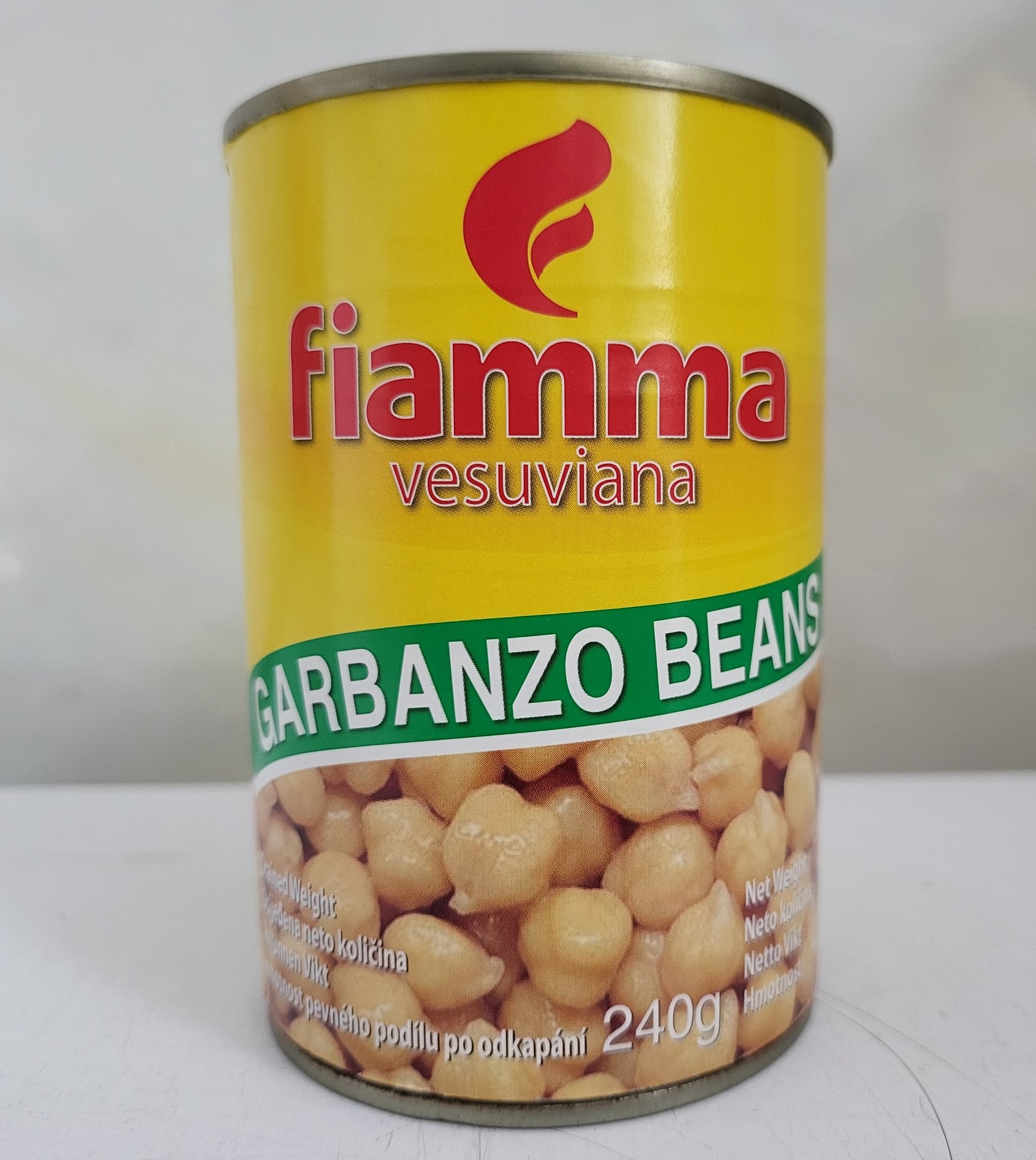 [Hộp 400g] ĐẬU RĂNG NGỰA (Đậu Cúc) [Italia] FIAMMA Garbanzo Beans (Chick Peas) (halal)