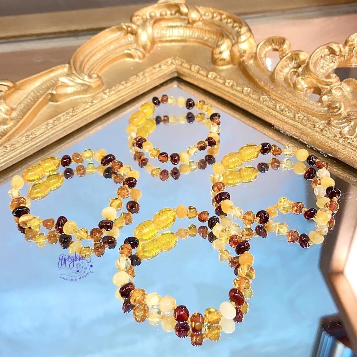 15cm Natural Amber Baby Bracelet Peace and Health Sp002014 Gypsylala