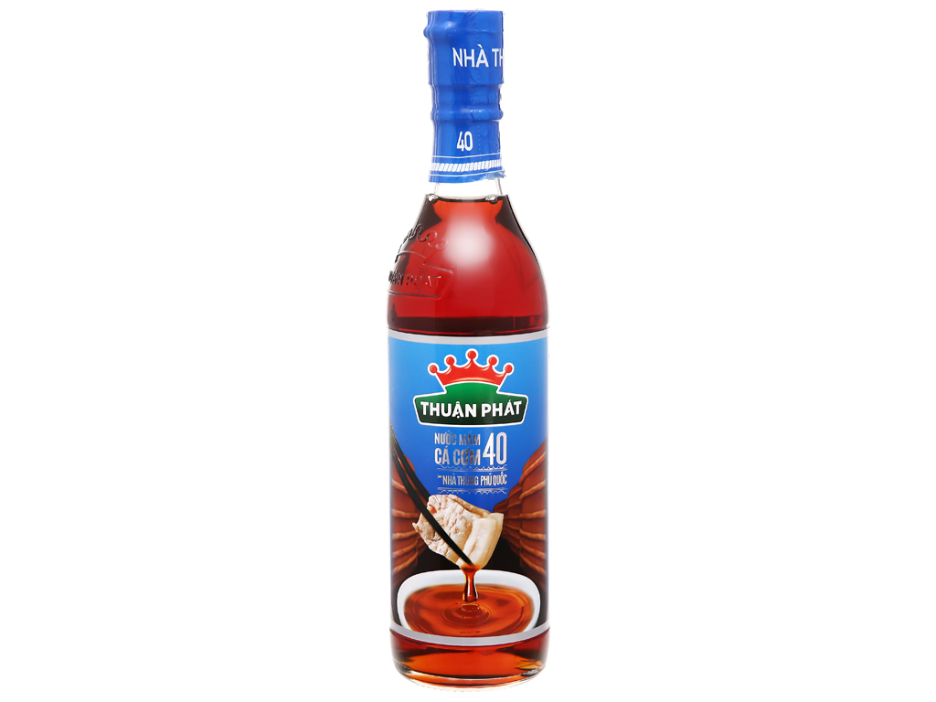 [Hộp Quà Tết] Nước Mắm Cá Cơm Thuận Phát Loại 40 Độ Đạm 620ml  (2 Chai Tặng 1 Chai Nhỏ 250ml)
