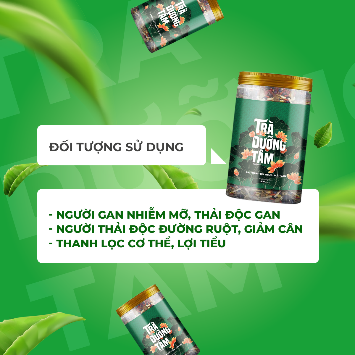 Trà Thảo Mộc Dưỡng Tâm, An Thần Bổ Máu