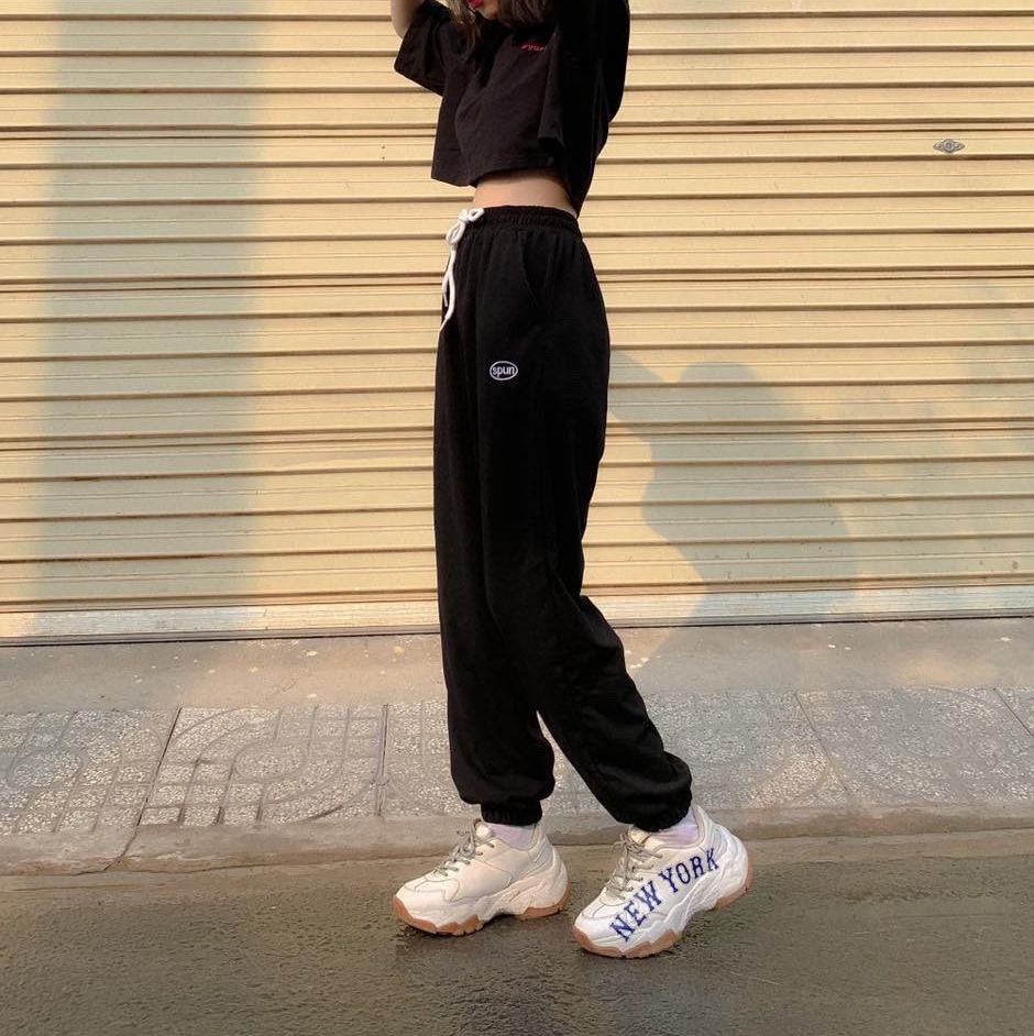 Quần spun Chất da cá dày w21