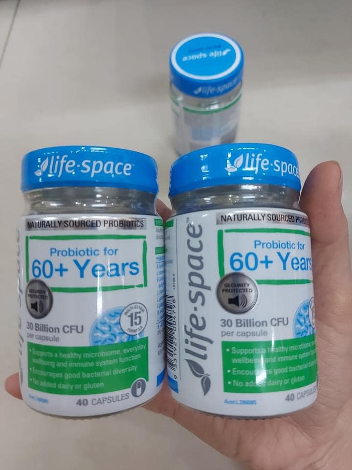 Men vi sinh Life Space Probiotic For 60+ Years 40 Capsules