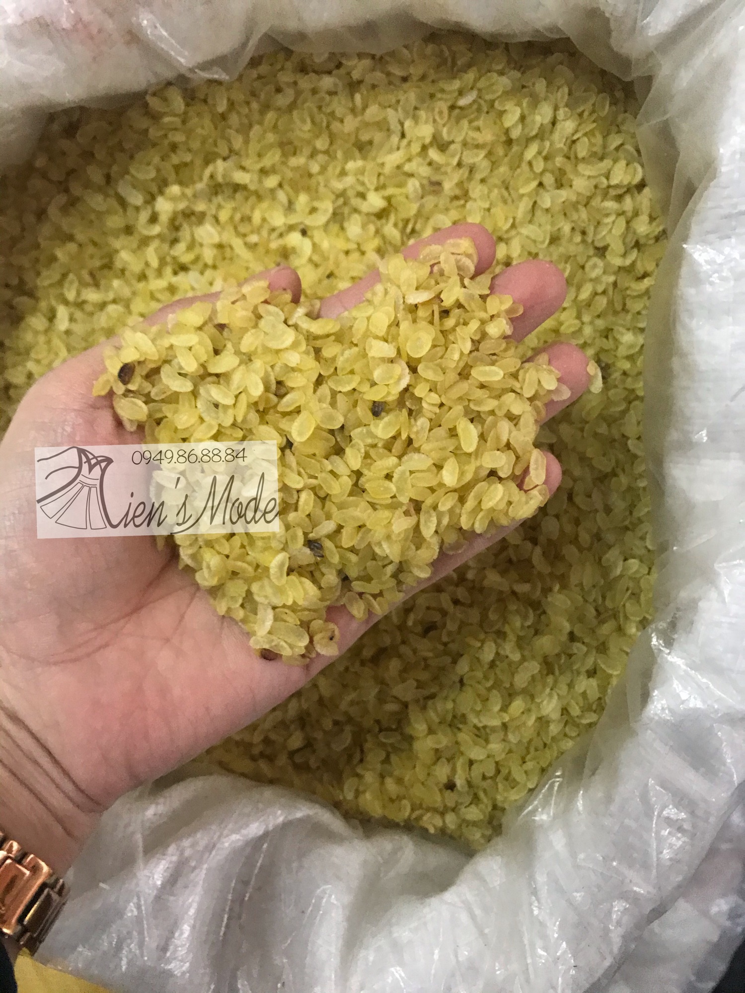 500gr Cốm vàng sấy khô (cốm nguyên liệu)