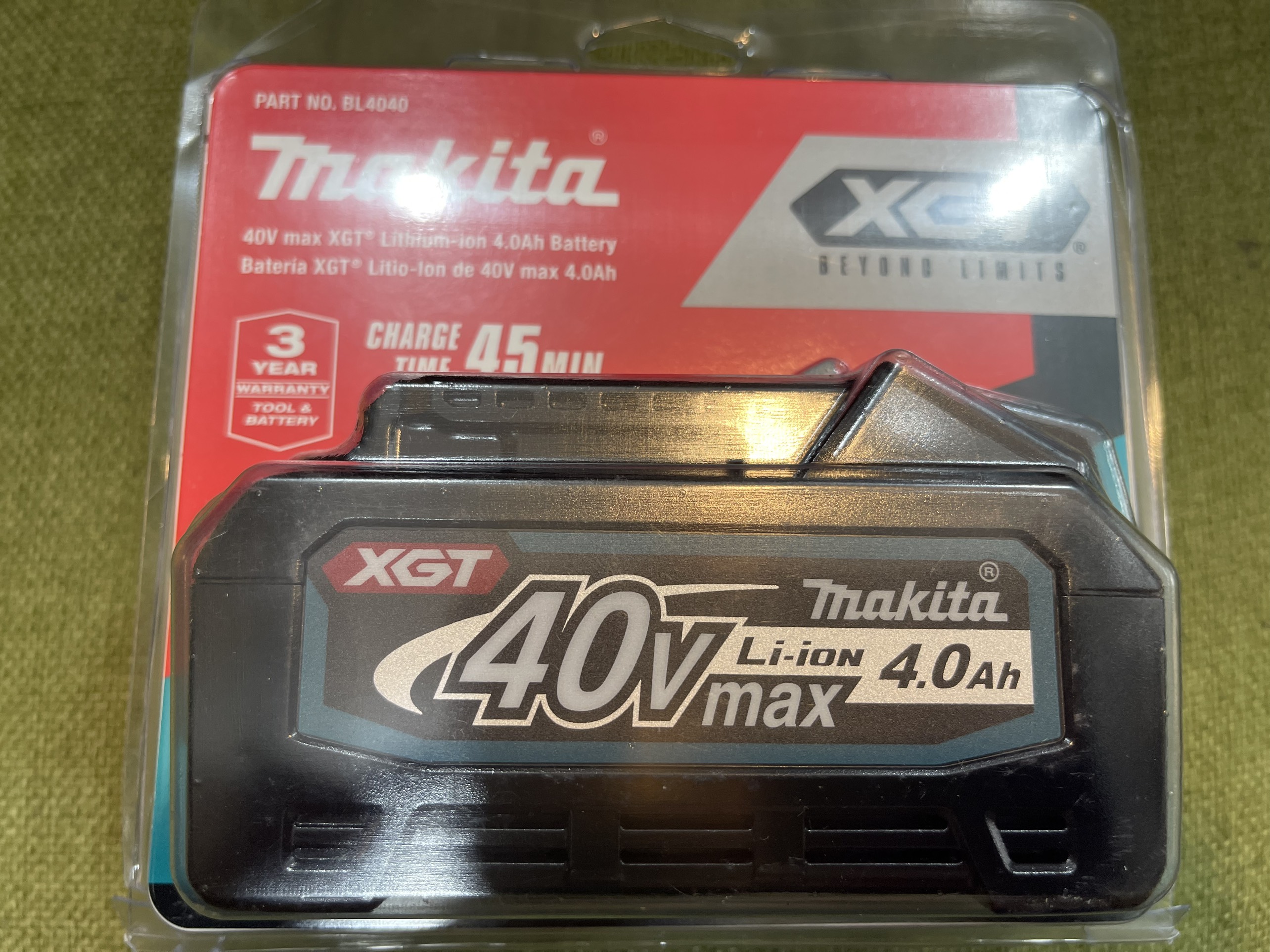 Pin makita bl4040 40v 4ah