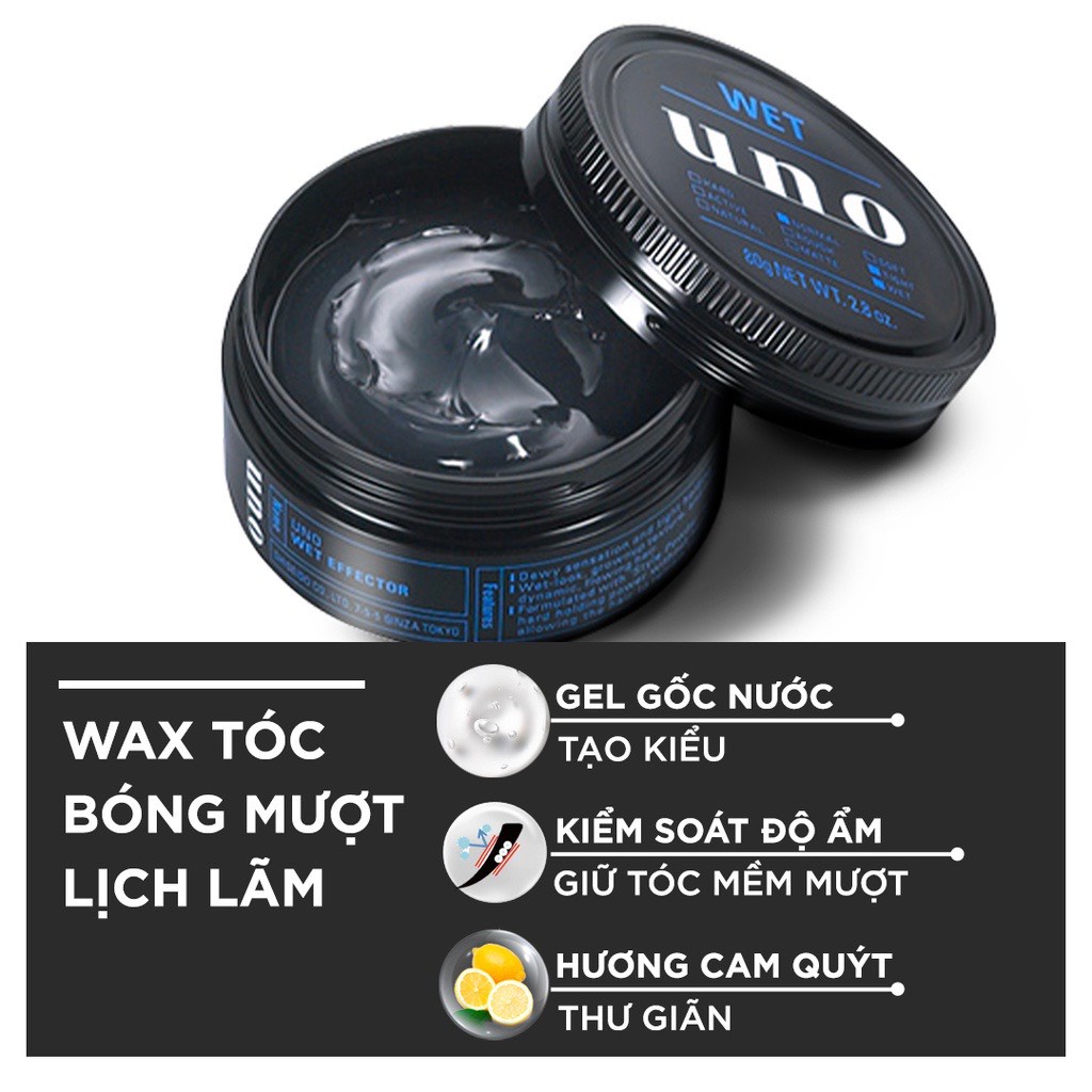 Sáp Vuốt Tóc UNO Tạo Kiểu 80g