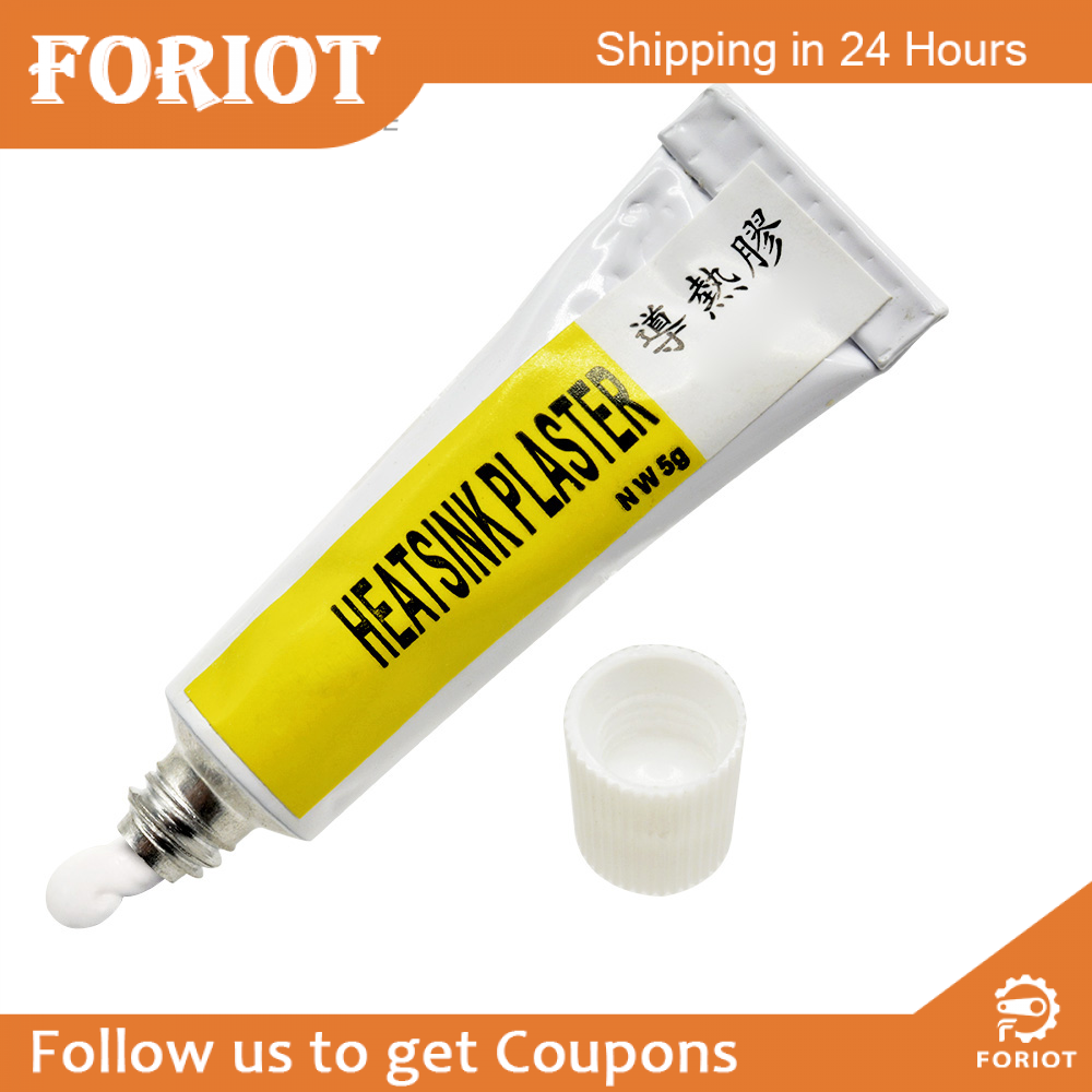 Foriot Star-922 heat dissipation paste heat conduction glue heat conduction silicone grease strong viscous silicone 5 grams paste heat sink tool sticky high viscosity