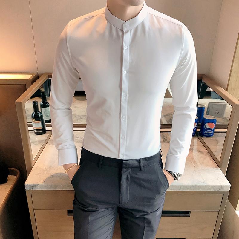 Áo sơ mi cổ trụ năm 2018