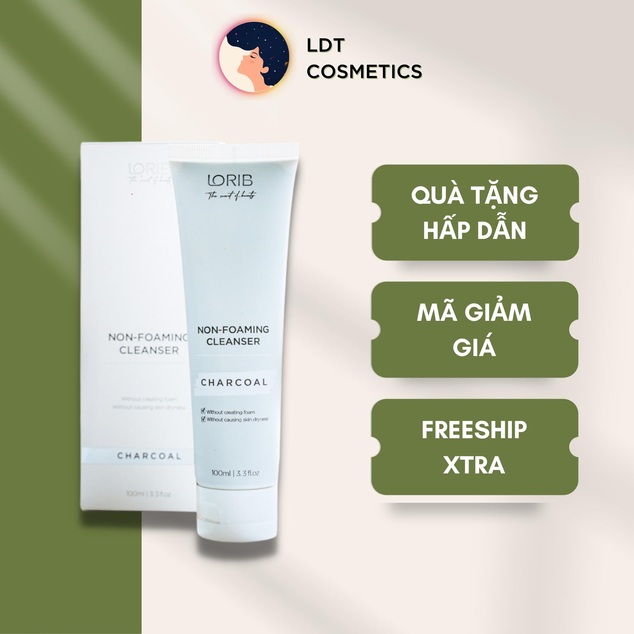 [HCM]Sữa Rửa Mặt Than Tre Không Bọt Lori B 100ml