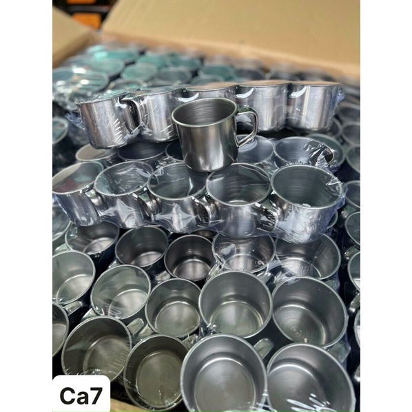 Ca inox 7cm - cốc uống nước inox có quai