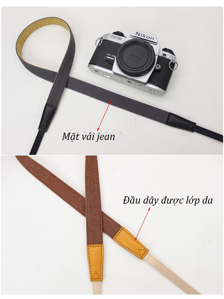 [HCM]Dây máy ảnh shetu bản rộng 3cm