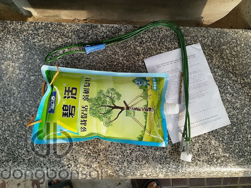 Dịch truyền dinh dưỡng cho cây SenHuo( Túi 1 lít)