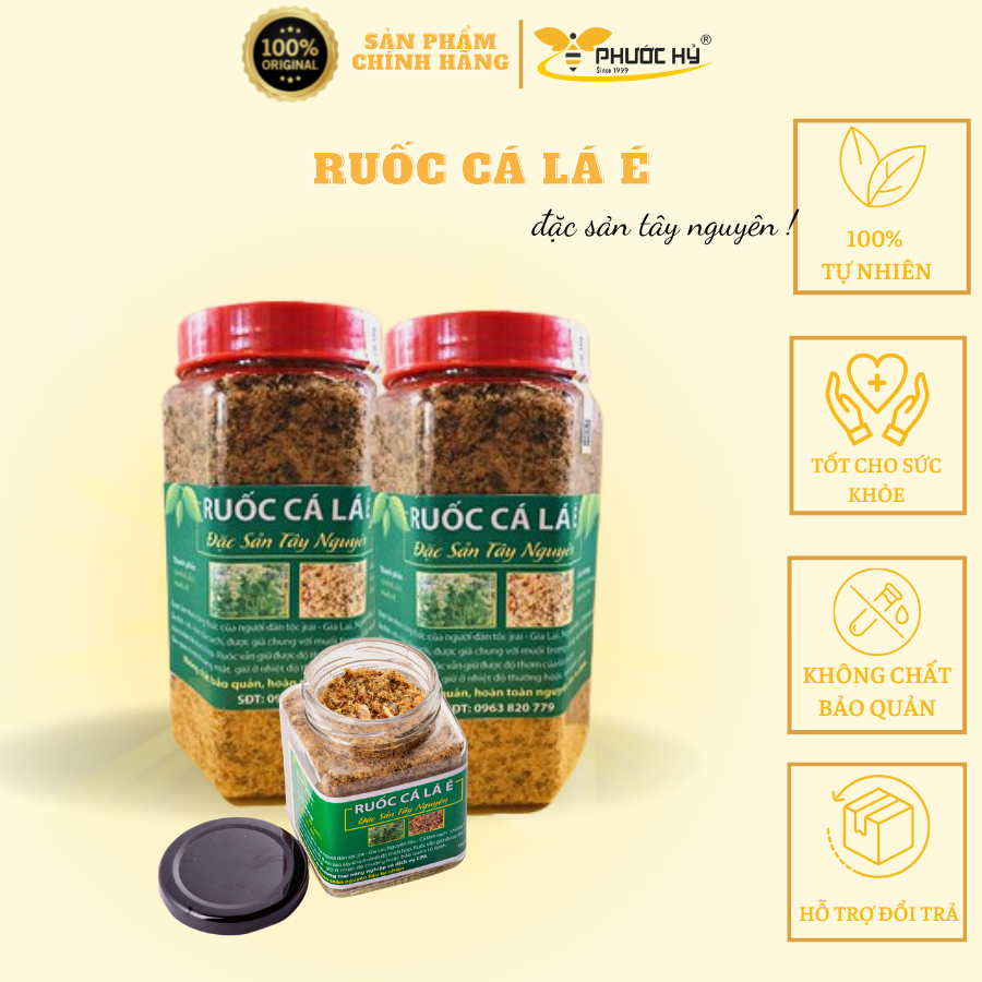 Muối cá lá é 500g-Đặc sản Tây Nguyên