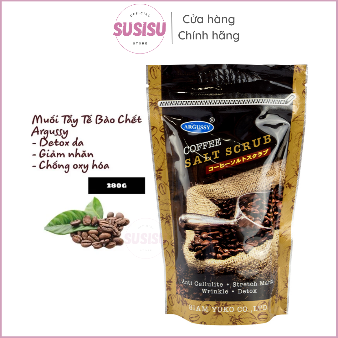 Muối tắm cà phê tẩy tế bào chết ARGUSSY Coffee Salt Srub 280g