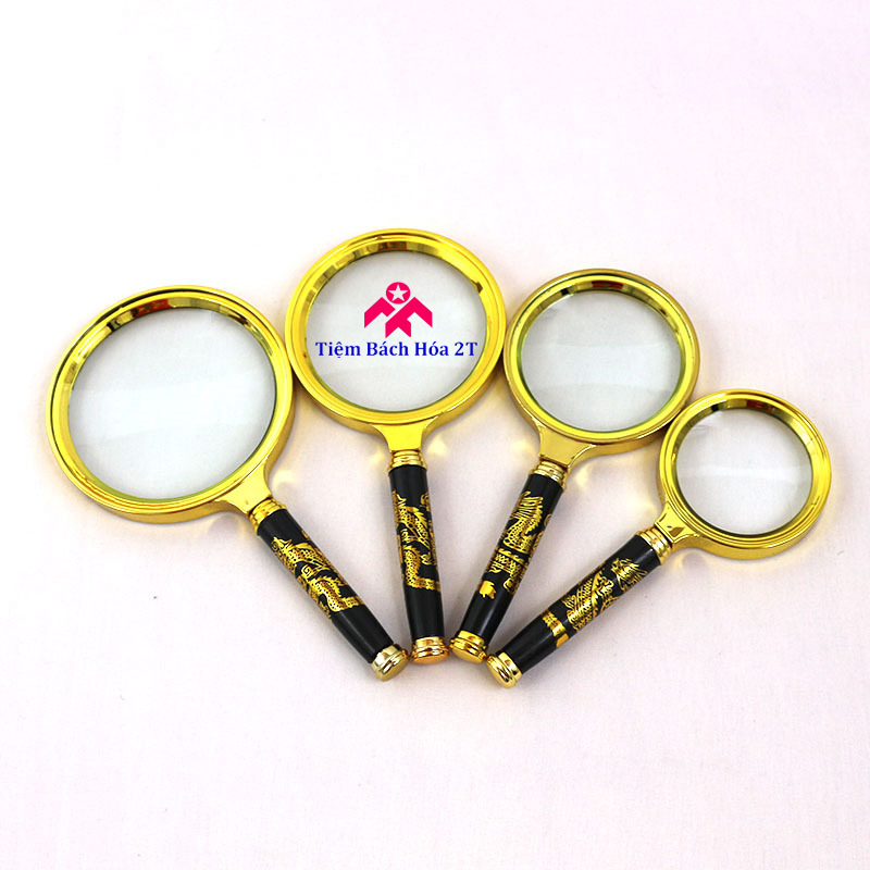 Kính lúp cầm tay mini 10x magnifier 80mm V2